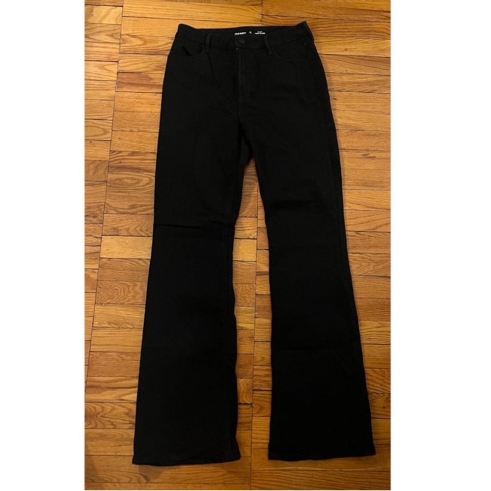 Classic Black Women's High Rise Flare Jeans